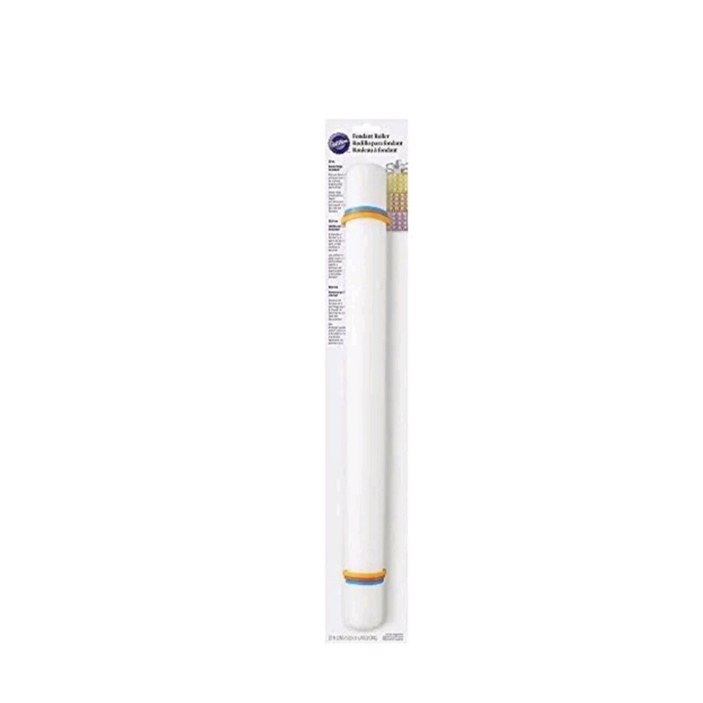 Wilton Large Fondant Rolling Pin with Guide Rings, 20-Inch